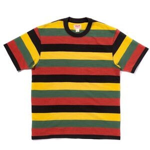 The Real McCoy Buco tricolor stripe tee